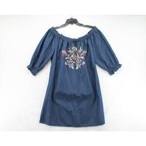 NWT Speed Control Embroidered Dress 2X Off Shoulder Festival Coachella Western C